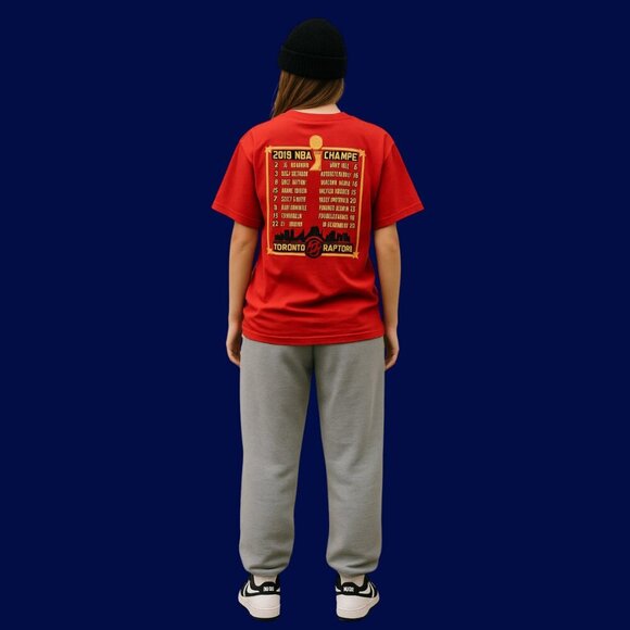 Toronto Raptors 2019 NBA Champions Graphic Tee | Size L | ’47 Brand - Picture 4 of 10